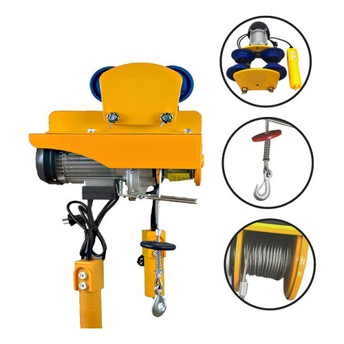 Guincho Elétrico 12m Com Trolley Içamento Carga 600kg 220v