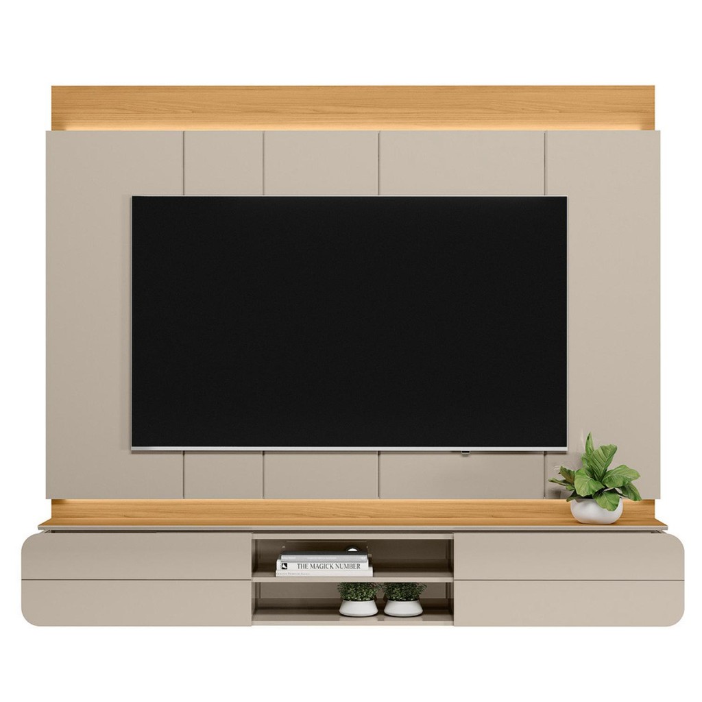 Painel para TV até 75 Polegadas Zurique Linea Brasil em Oferta na Shopee