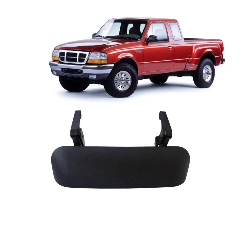 Macaneta Ranger Tampa Traseira Cacamba 1994 A 2004 Preta 4 Portas em Oferta na Shopee