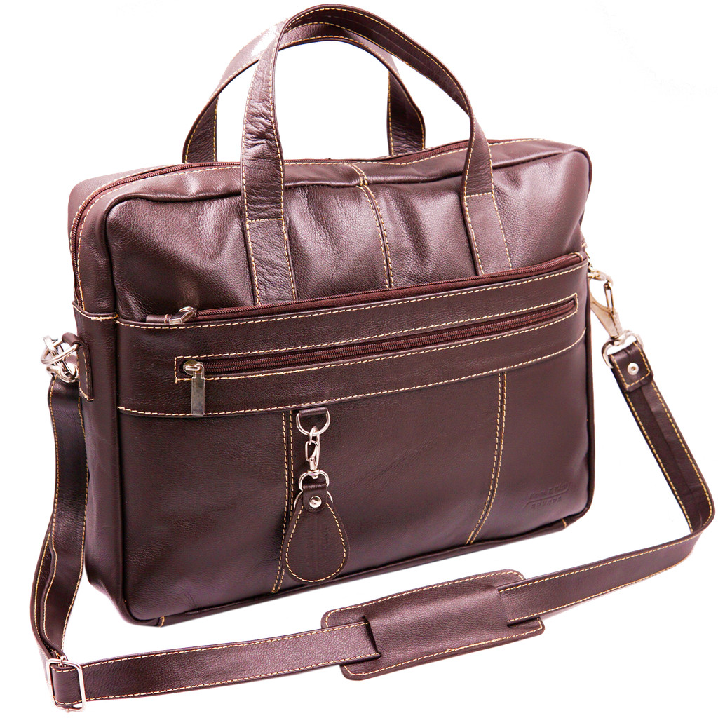 Bolsa Pasta Notebook Grande Couro Masculino Maleta Executiva