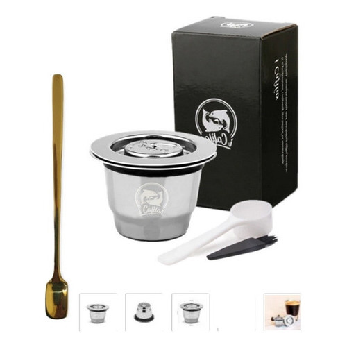 Capsula Nespresso Reutilizável Cafeteira Inox Refil Filtro.