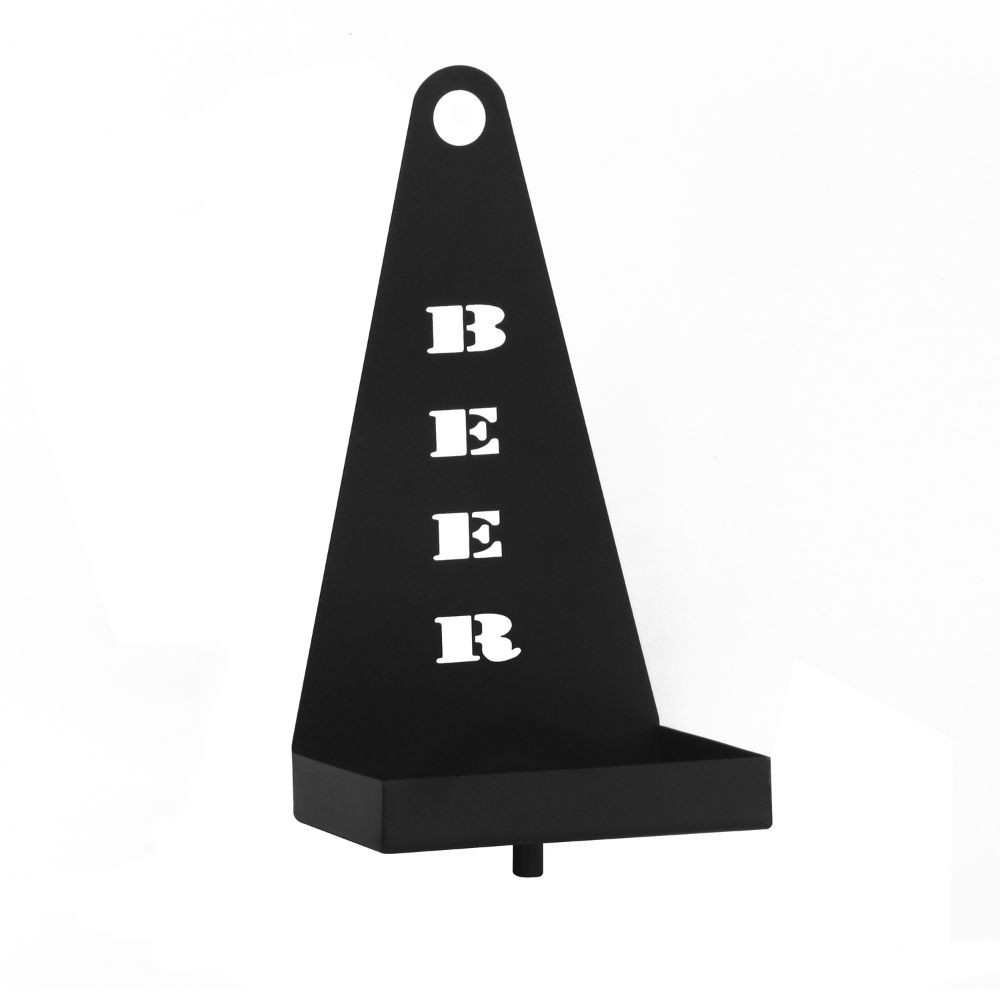 Pingadeira Apoio Copo Kegerator Chopeira Inox  M1 Preto Fosco