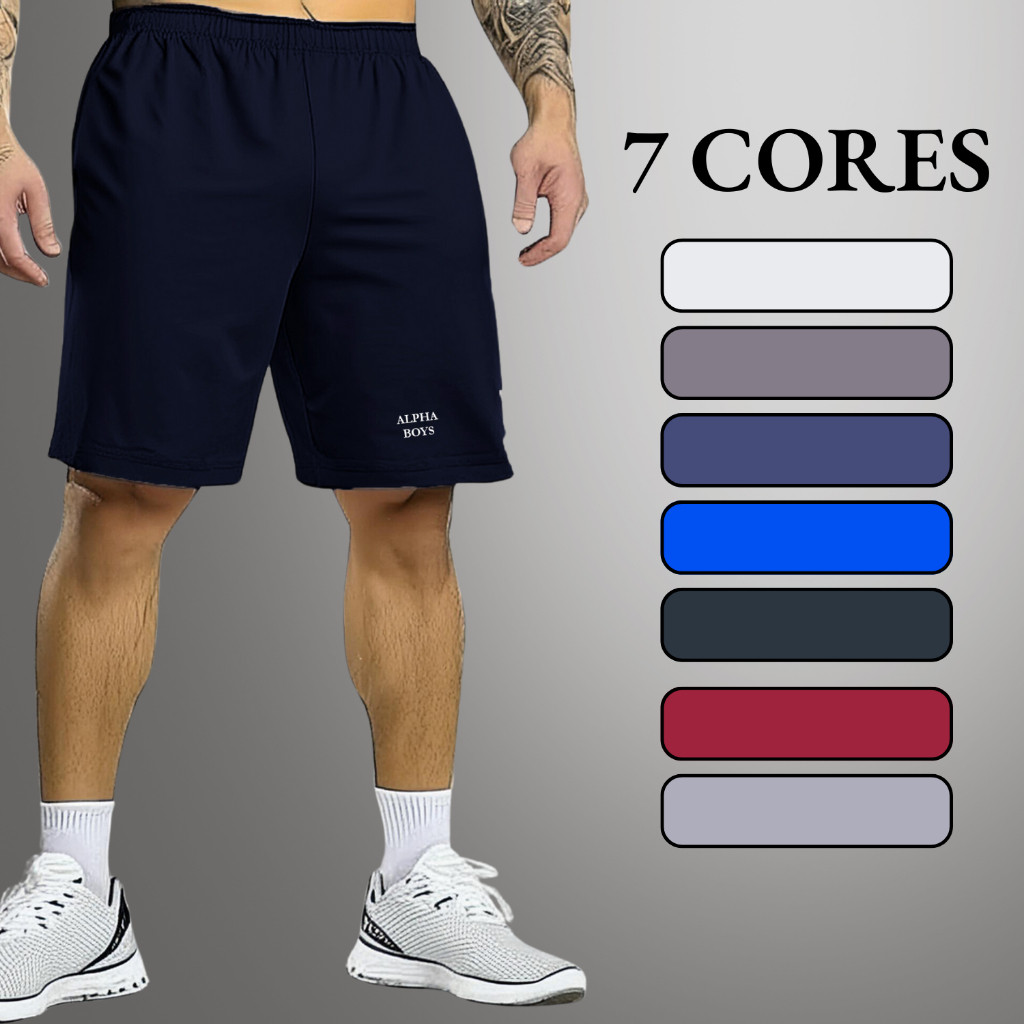 Bermuda Masculina Dryfit para Academia, futebol, corrida, atividade física, short super leve