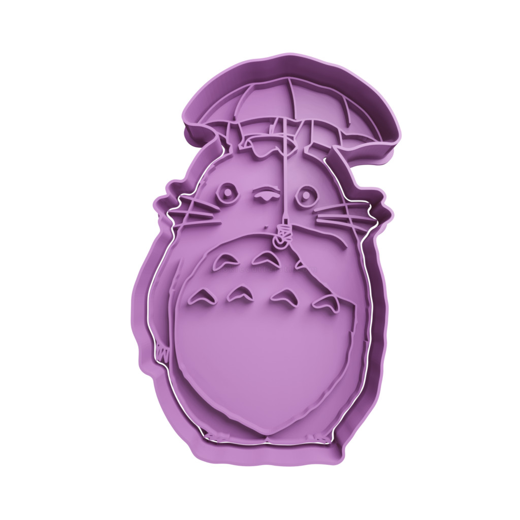 Cortador De Biscoito Totoro com Guarda-chuva - Meu Vizinho Totoro
