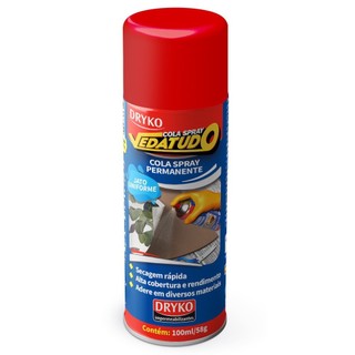 Cola Spray permanente 100 ml - Vedatudo Dryko em Oferta na Shopee