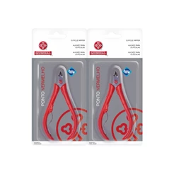Kit 2 Alicate Universal De Cutícula 171-VE Vermelho Mundial
