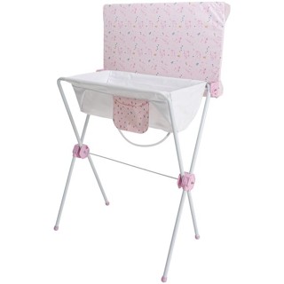 Banheira Infantil Kiddo Slim Plus Whoop Rosa c/ Trocador em Oferta na Shopee
