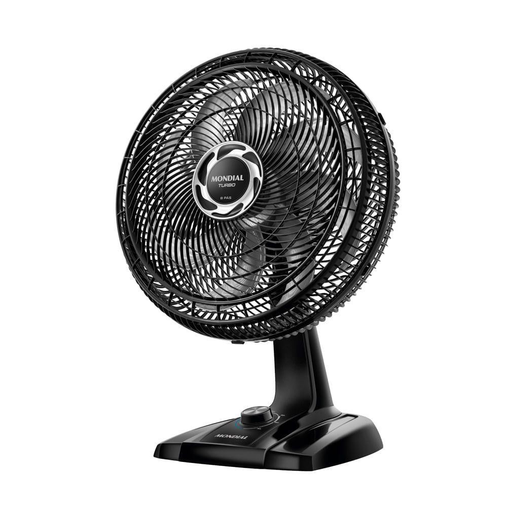 Ventilador De Mesa 40cm Turbo Mondial Preto/Prata 220V em Oferta na Shopee
