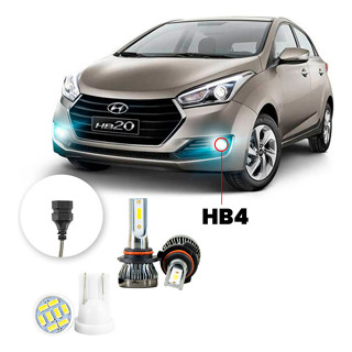 Ultra Led Nano 22000lm Hyundai Hb20 2016-2019 Farol Milha em Oferta na Shopee