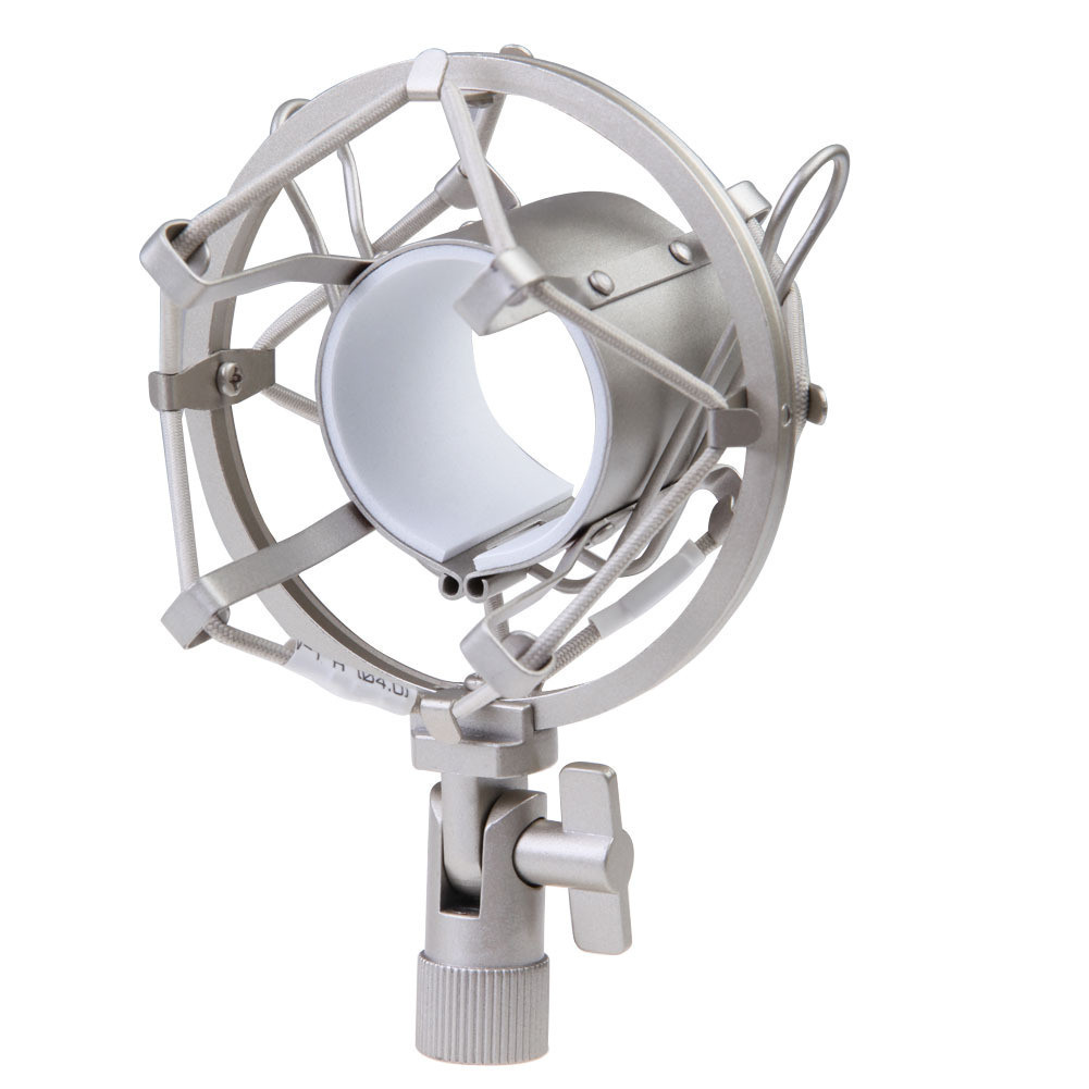 Shock Mount, Aranha, Anti Shock p/Microfone Condensador, Studio, Gravação, C1, C3, B1, B2, AT2020, AKG P120, P220