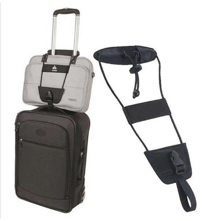 Cinta Ajustável Bagagem Alça Elástica Mala Viagem Bag Bungee Comissário Tripulante Prendedor De Mala Necessaire