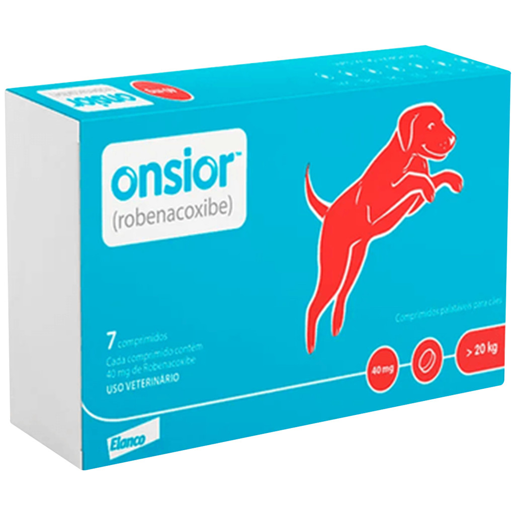 Onsior 40mg para Cães acima de 20kg - 7 Comprimidos -  Elanco em Oferta na Shopee