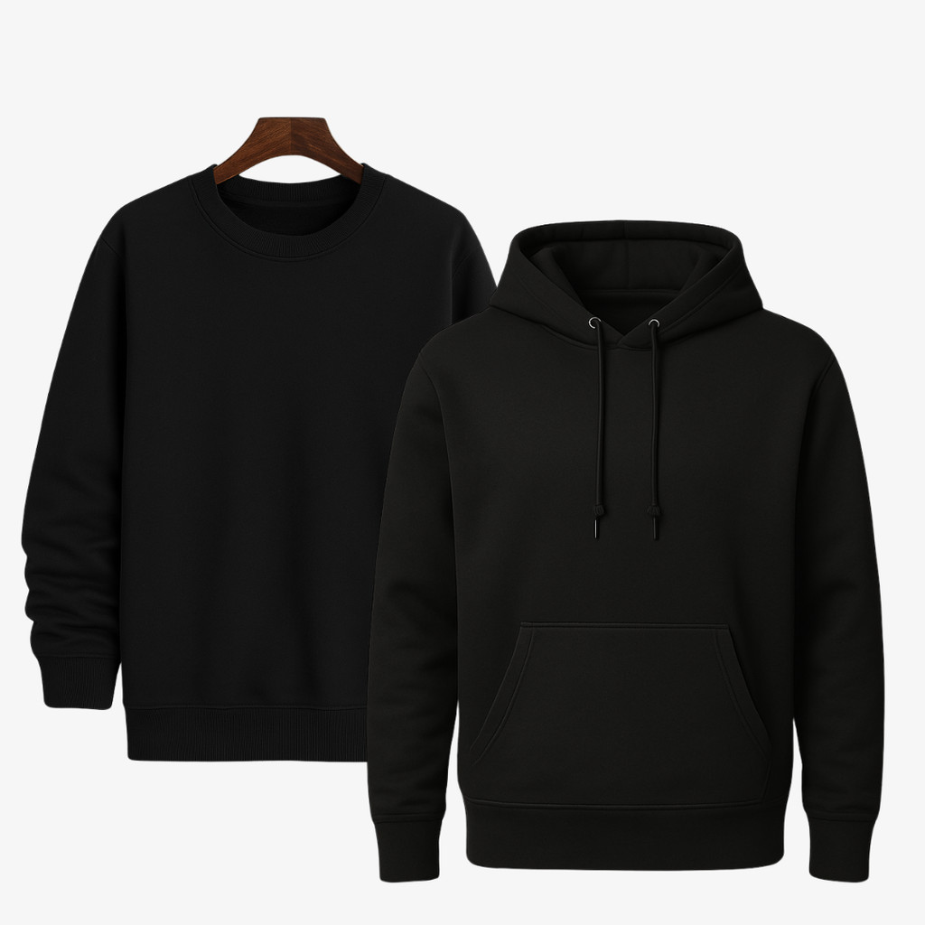 Moletom Masculino Com Ou Sem Capuz Bolso Canguru Liso Blusa Unissex Promoção em Oferta na Shopee