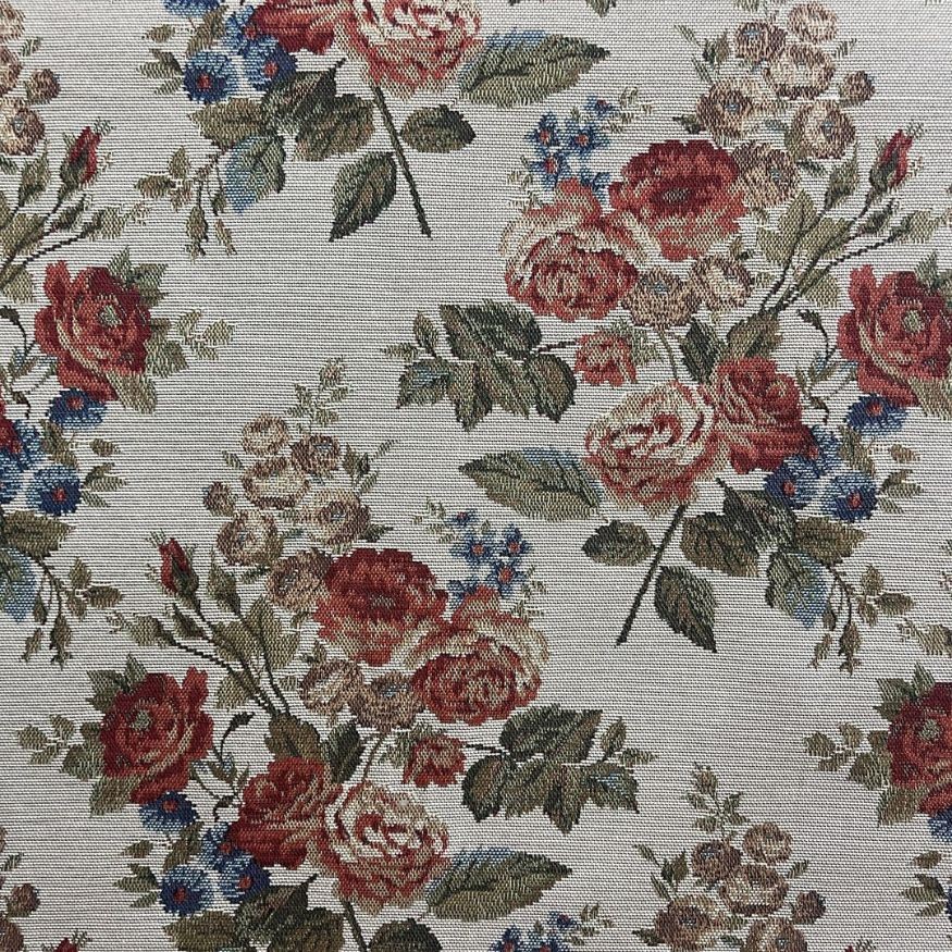 Tecido Estofado Rústico Gobelin Floral Sofá Poltrona Cor 11 tamanho 1x1,40