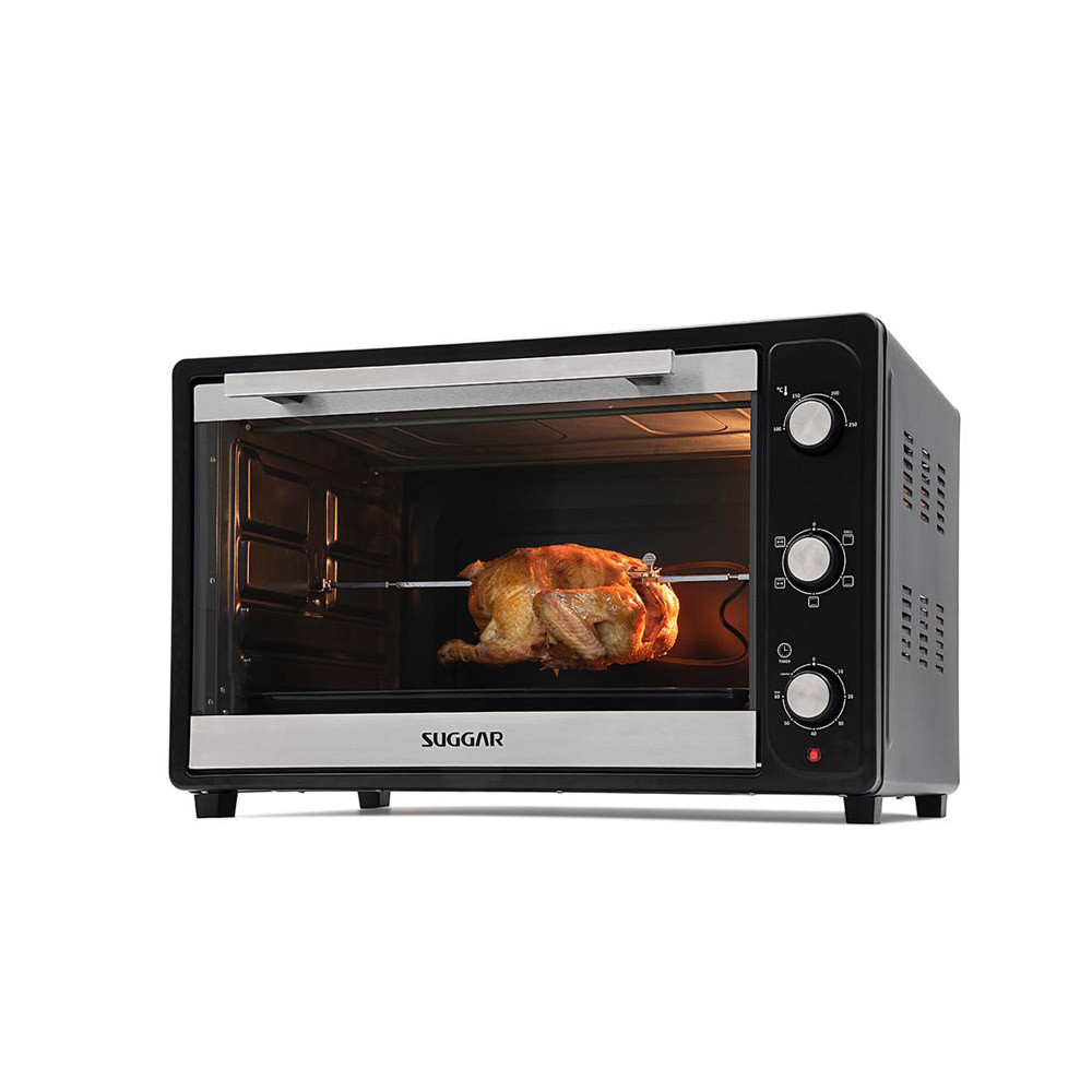 Forno Elétrico Grill De Bancada 66L C/ Espeto Giratório Suggar 220V