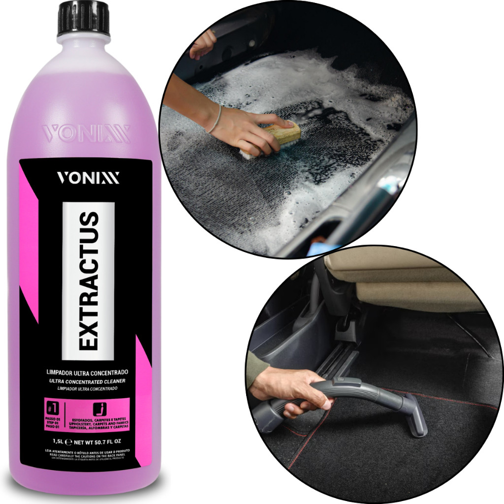 Extractus Limpador Higienizador Estofados Banco 1,5l Vonixx