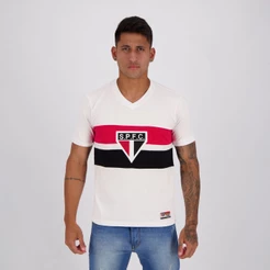 Camisa São Paulo Retrô 1980 Paulistão Branca