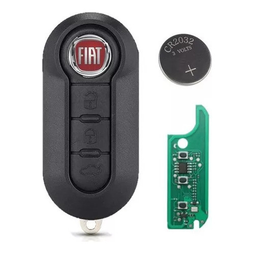 Chave Canivete Controle Alarme Positron Fiat Palio Uno Strada Siena Px32 Fx Ex Px 293 300 330