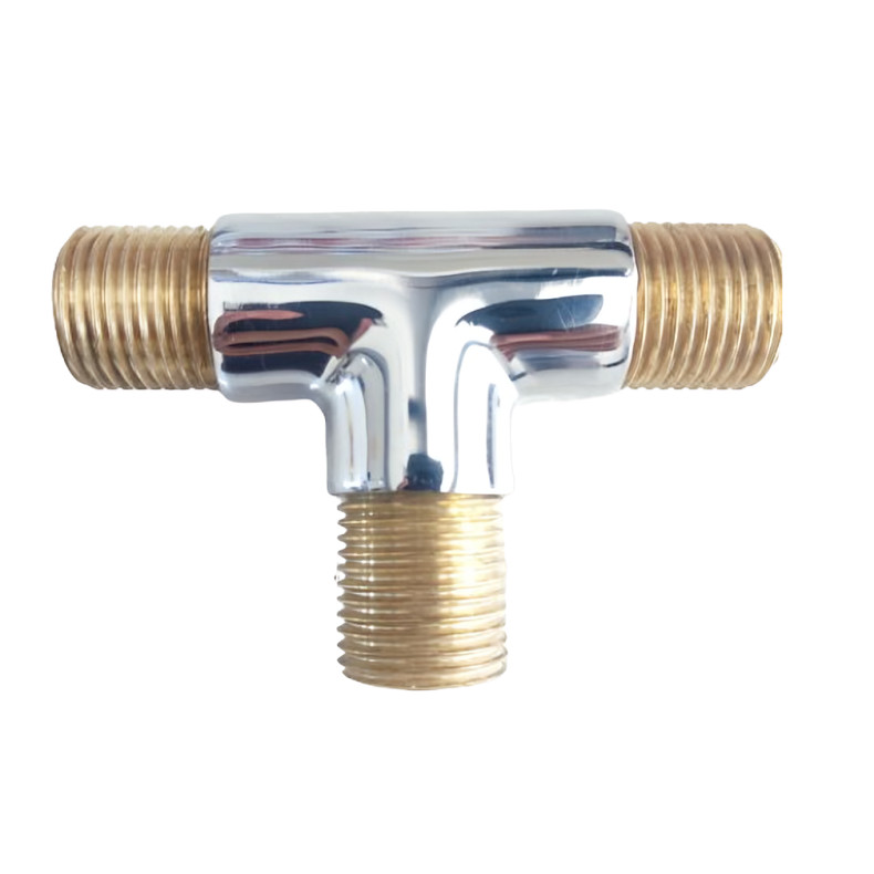 Adaptador T CONEXÇÃO COM ROSCAS EXTERNAS DE 1/2" em Oferta na Shopee