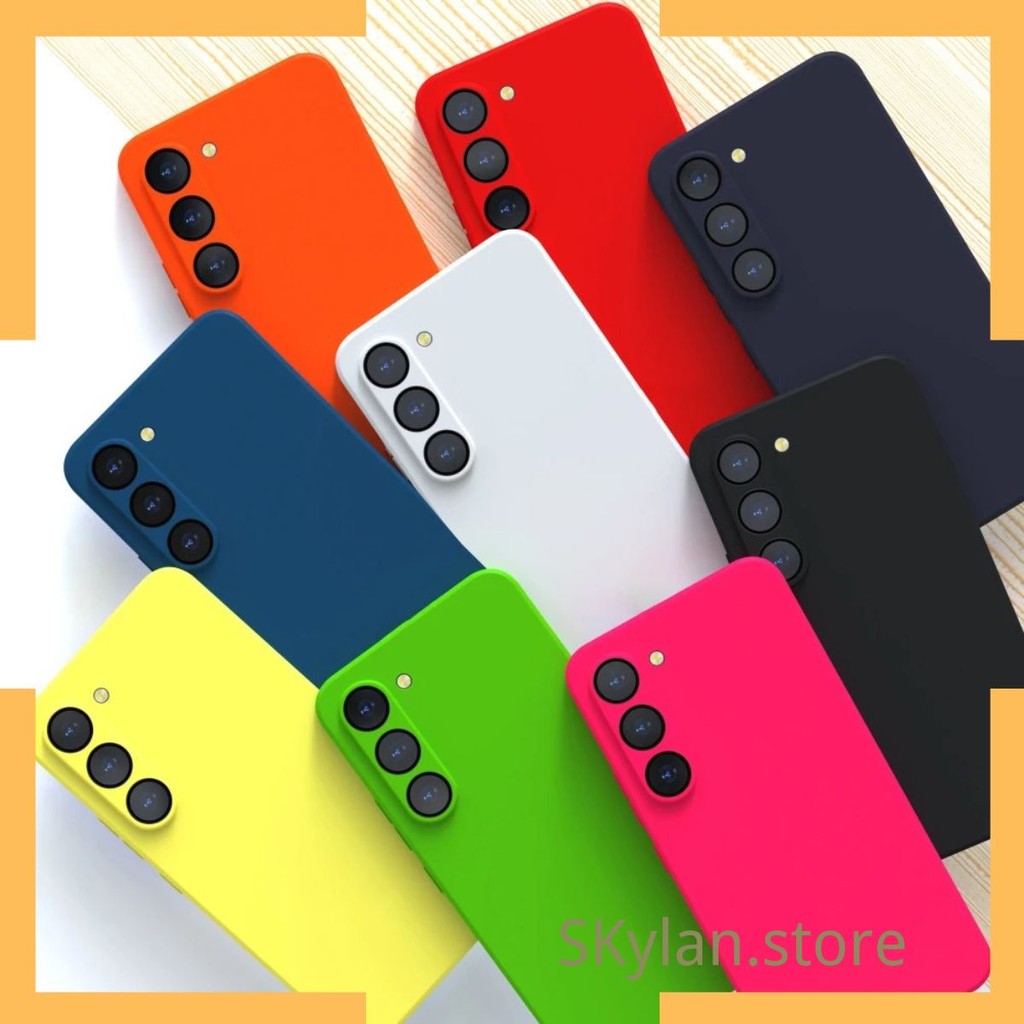 Capa case Aveludado Soft TPU Liquid Silicone compativel para Samsung Galaxy S24F