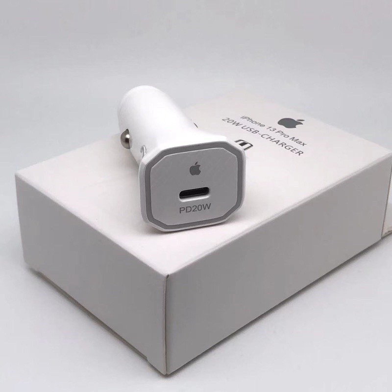 Carregador Veicular de iPhone Turbo 20w Carregador de carro PD Tipo C Turbo X Lightning para iPhone