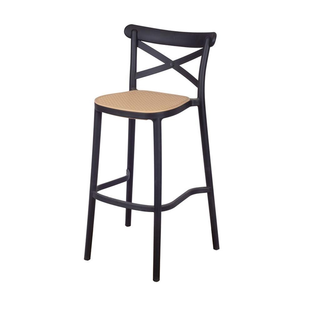 Banqueta Plats - Preta em Oferta na Shopee