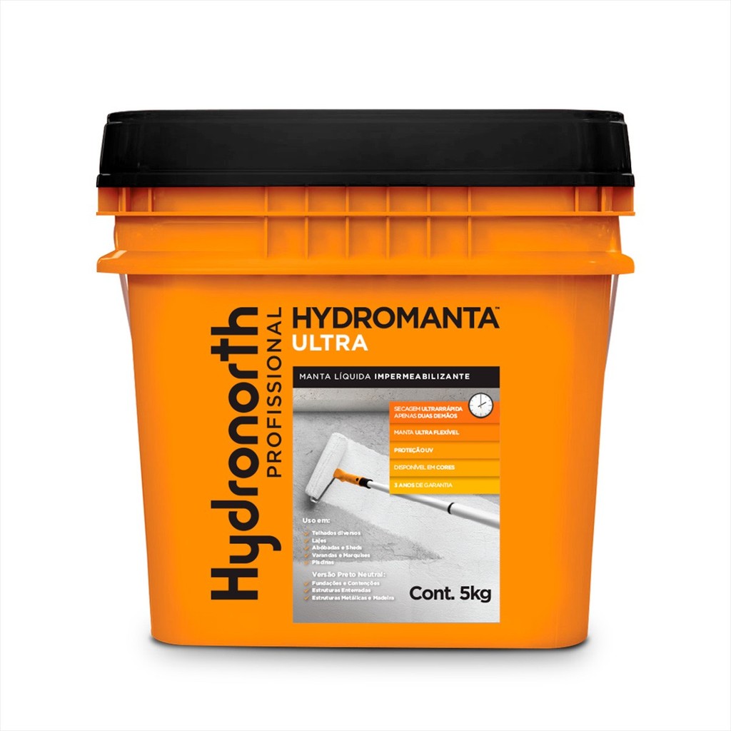 Hydromanta Branco Emborrachada Alta Performance 5kg