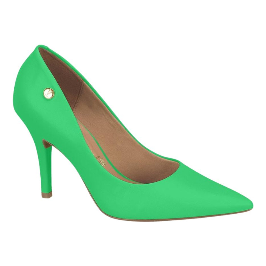 Sapato Scarpin Vizzano Original - Macio e Confortável - Salto Alto 10cm Pelica - 1184.1101