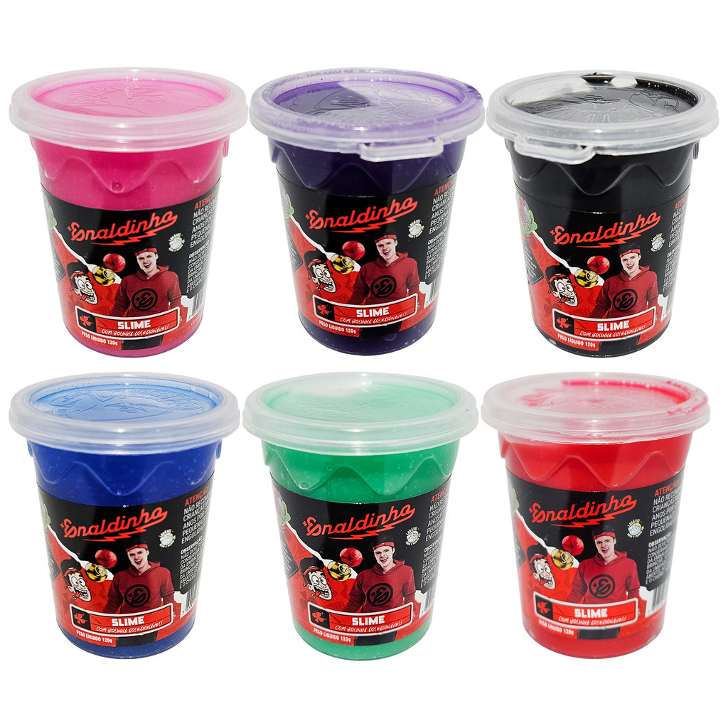 Slime Enaldinho 120g. c/ Bolinha Colecionável Aleatória Toys Lab em Oferta na Shopee