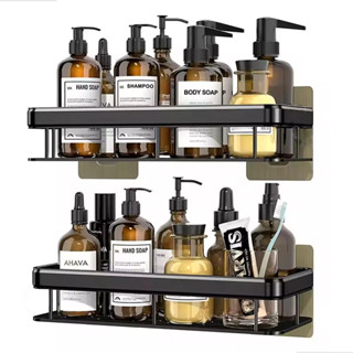 Kit Suporte Porta Shampoo Sabonete Banheiro Adesivo Parede Prateleiras para banheiro
