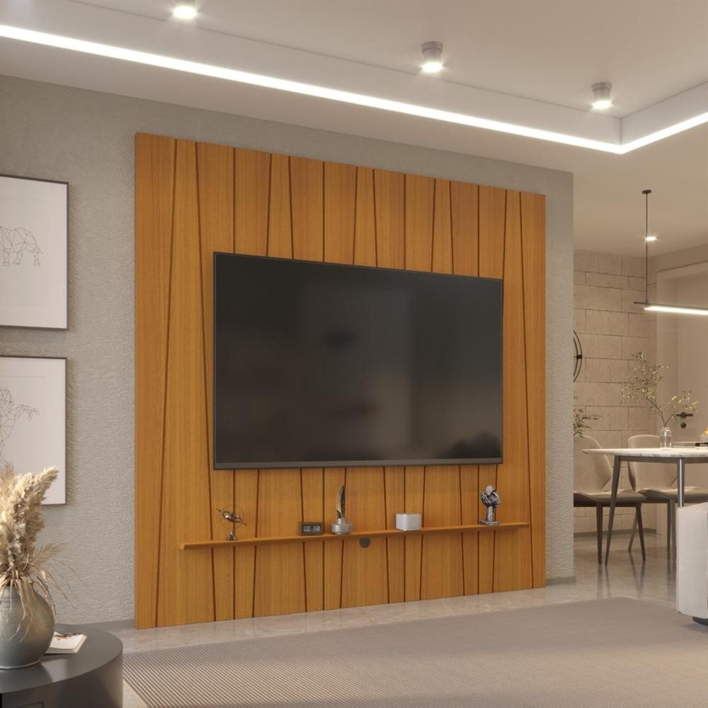 Painel Ripado Horizon para TV Até 75 Polegadas 225cm em Oferta na Shopee