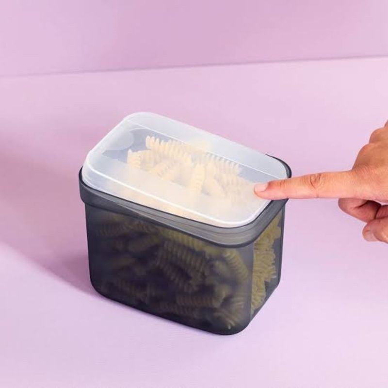 Tupperware Drawer Canister Medium 1 Litro Black