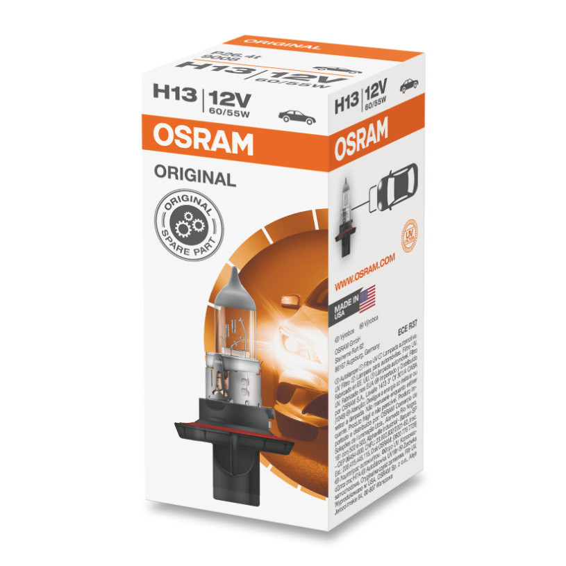 Lâmpada de Reposição Osram Original Line 12V H13 H15 HIR2 em Oferta na Shopee