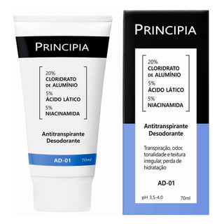 Antitranspirante Desodorante Principia AD-01 70ml em Oferta na Shopee