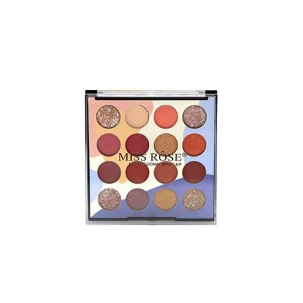 Paleta de Sombras Miss Rose 16 Cores Fashion 7001-007R12 - Cor 02