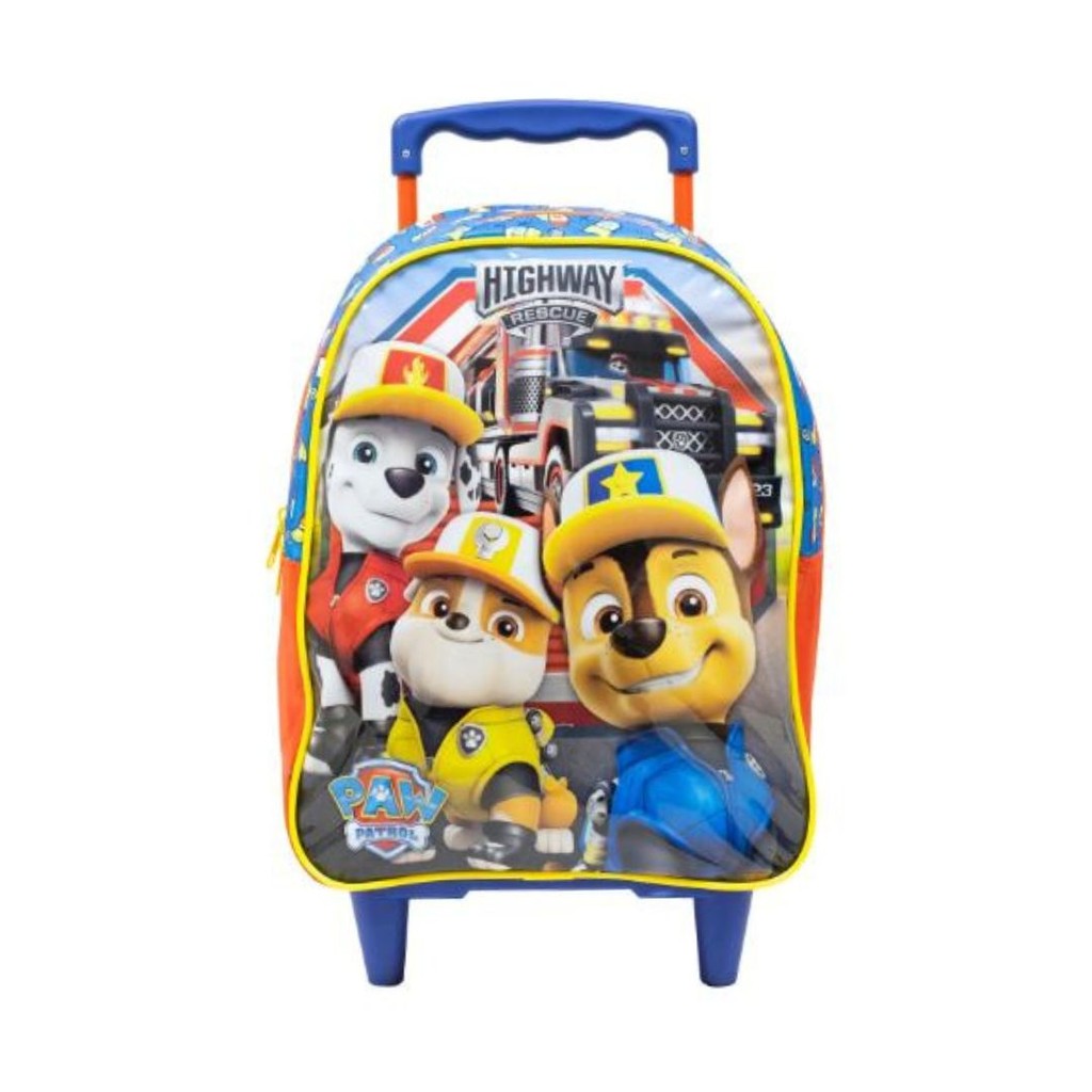Mochila Infantil Rodinhas Patrulha Canina Highway X1 Original Xeryus
