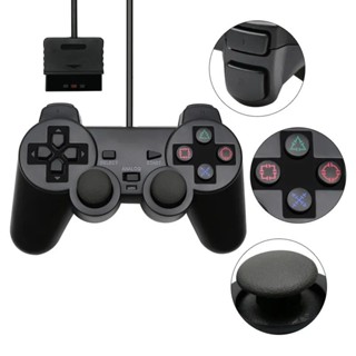 Controles PS2 Joystick Com Fio Ergonômico Plug And Play Cor Preto em Oferta na Shopee