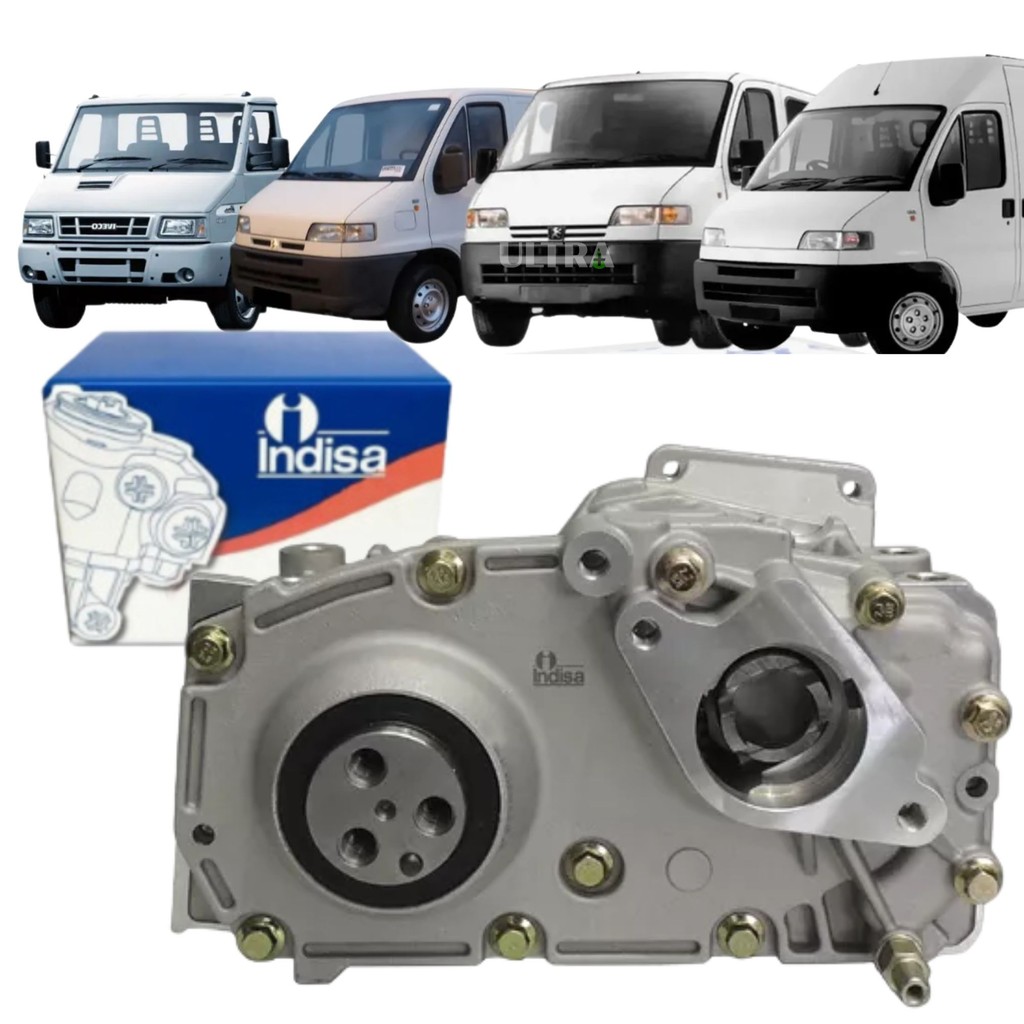 Bomba Óleo Motor para Fiat Ducato / Boxer / Jumper / Iveco Daily / Master - 2.8 JTD 8v Diesel (Indisa 78306)