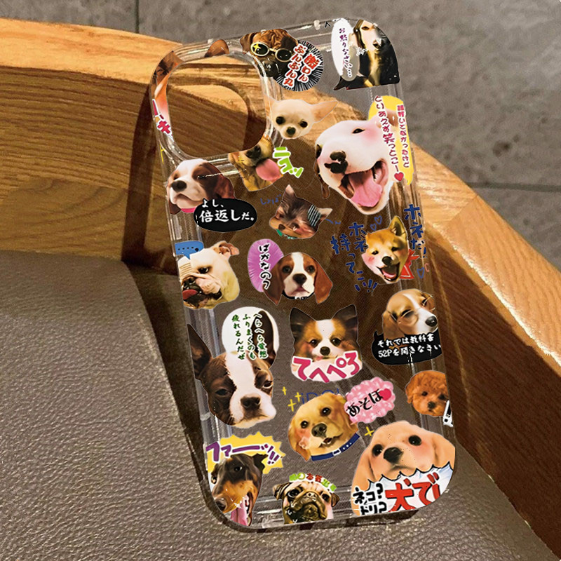 Capa De Telefone Para Samsung A55 A35 A15 A54 A53 S25 S24 S23 Ultra S22 Plus S21 S20 FE Vintage Bonito Gato Cão Macio Cl