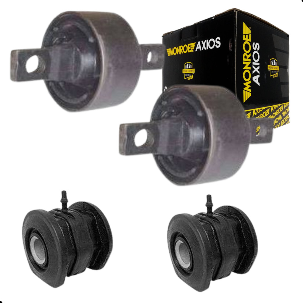 Kit 4 Buchas Civic 96 97 98 99 00 Axios Bandeja e Eixo