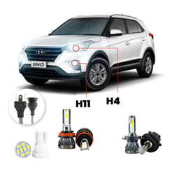 Ultra Led Nano 22000lm Hyundai Creta 1.6 2017-2022 H4 H11