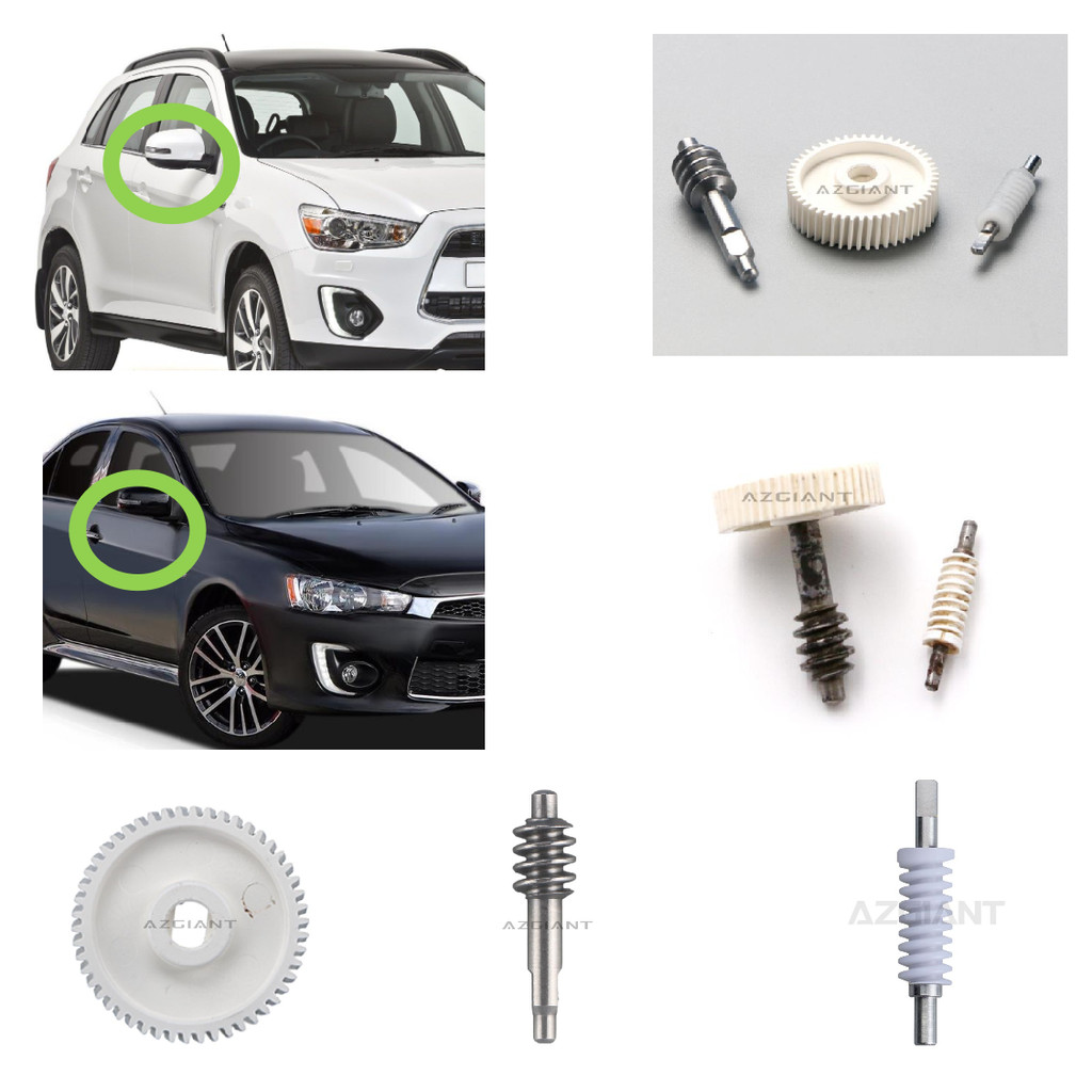 Engrenagem De Espelho De 50 Dentes Para Reparo De Cermin Retrovisor Mitsubishi ASX Lancer Nissan X-trail T30