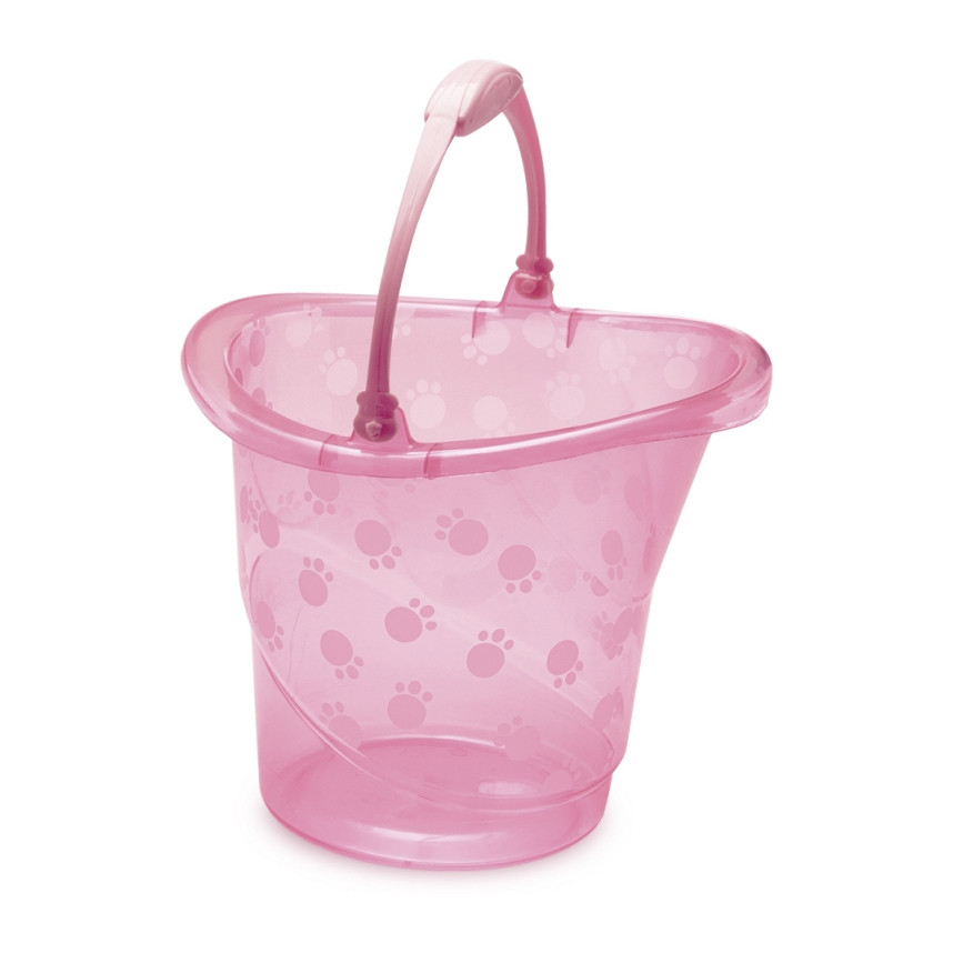 Balde Bebê Cajovil 13 Litros Rosa Translúcido em Oferta na Shopee