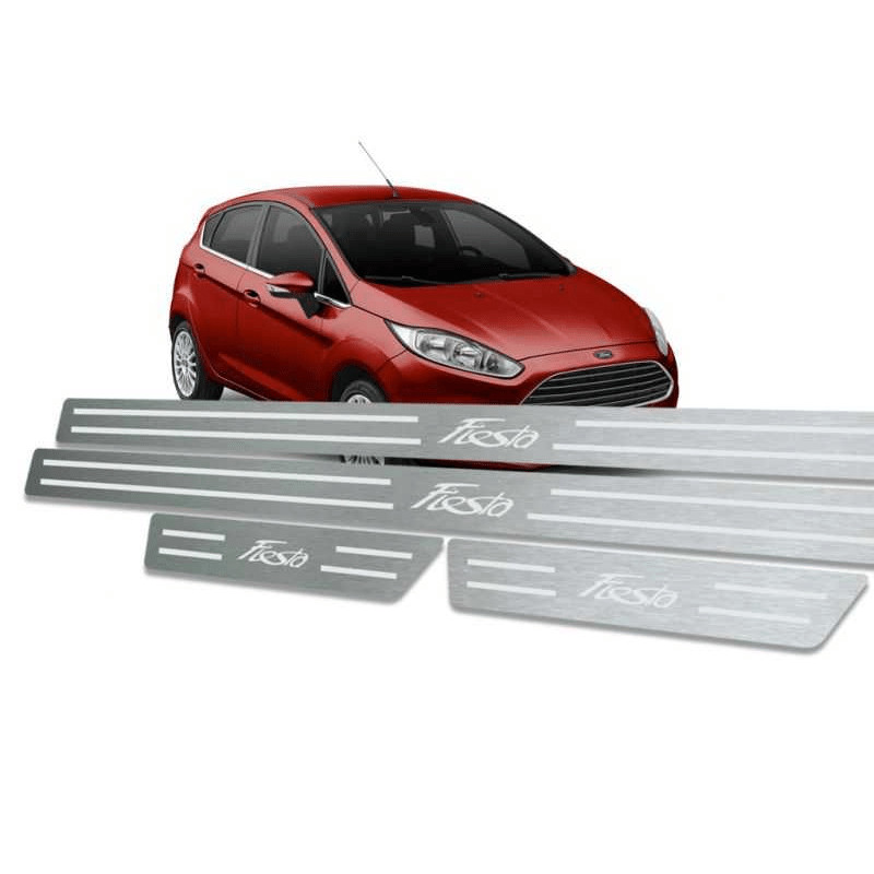 Soleira de Porta New Fiesta 2011 até 2017 - Aço Inox em Oferta na Shopee