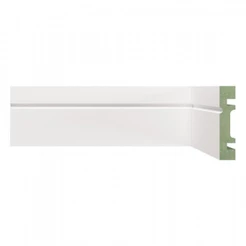 Rodapé MDF Frisado 7CMX2,40m 703 Moldufama Kit 24m