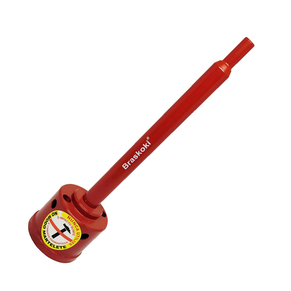 Serra Copo Diamantada 53mm BrasKoki com Haste KSC-53