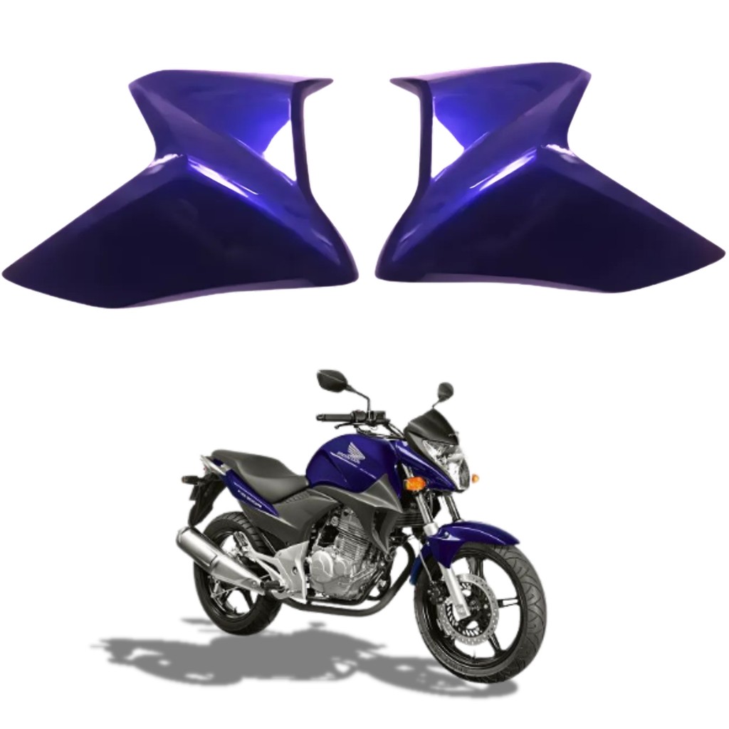Carenagem Aba Aleta Guia Ar Tanque Roxo Honda Cb300r 2011 PARAMOTOS HONDA