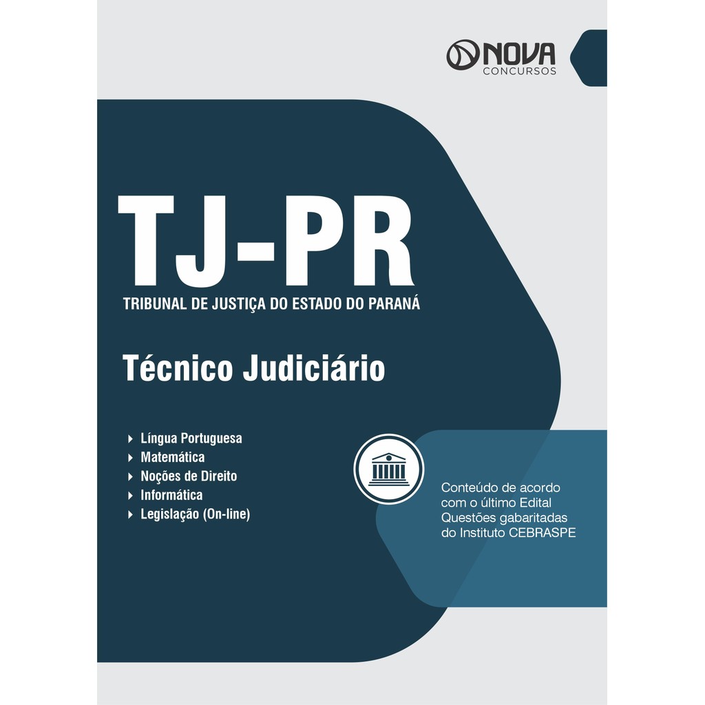 Imagem Apostila TJ-PR 2024 - Técnico Judiciário