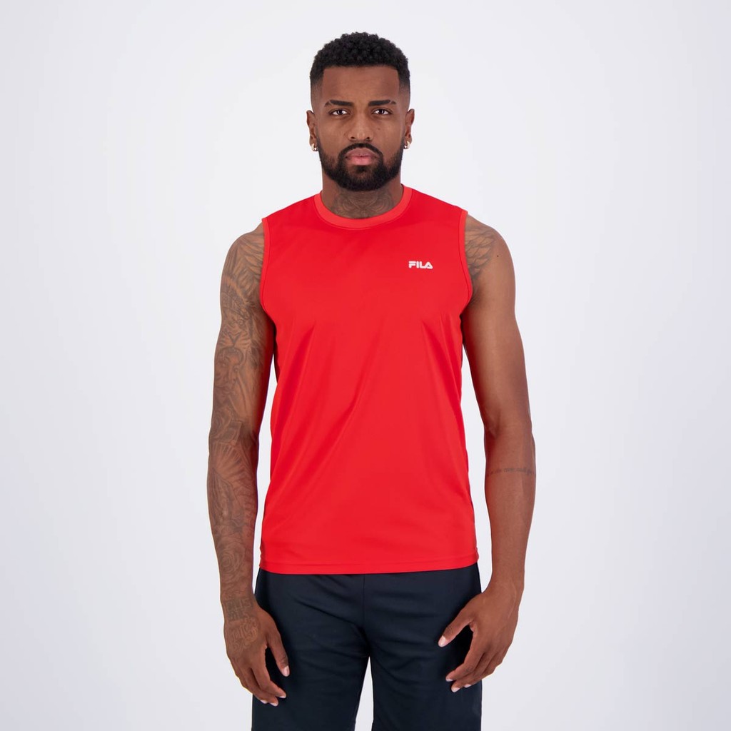 Regata Fila Myler Vermelha em Oferta na Shopee