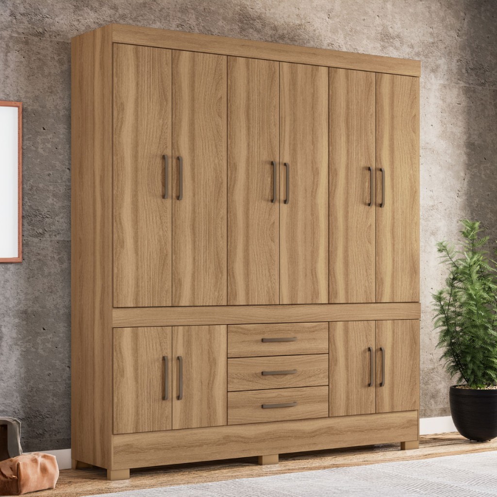 Guarda-Roupa Casal 10 Portas New Murano